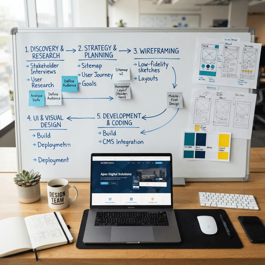 The Complete Website Design Process Explained Step by Step