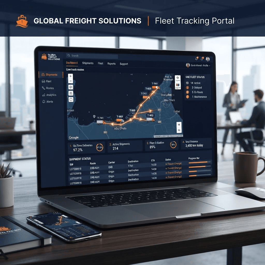 Logistics fleet tracking and management platform