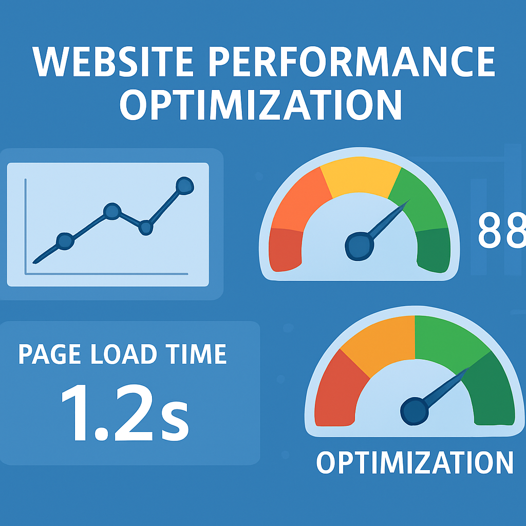 Website performance optimization - speed metrics and technical SEO improvements
