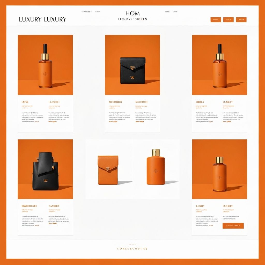 متجر إلكتروني فاخر